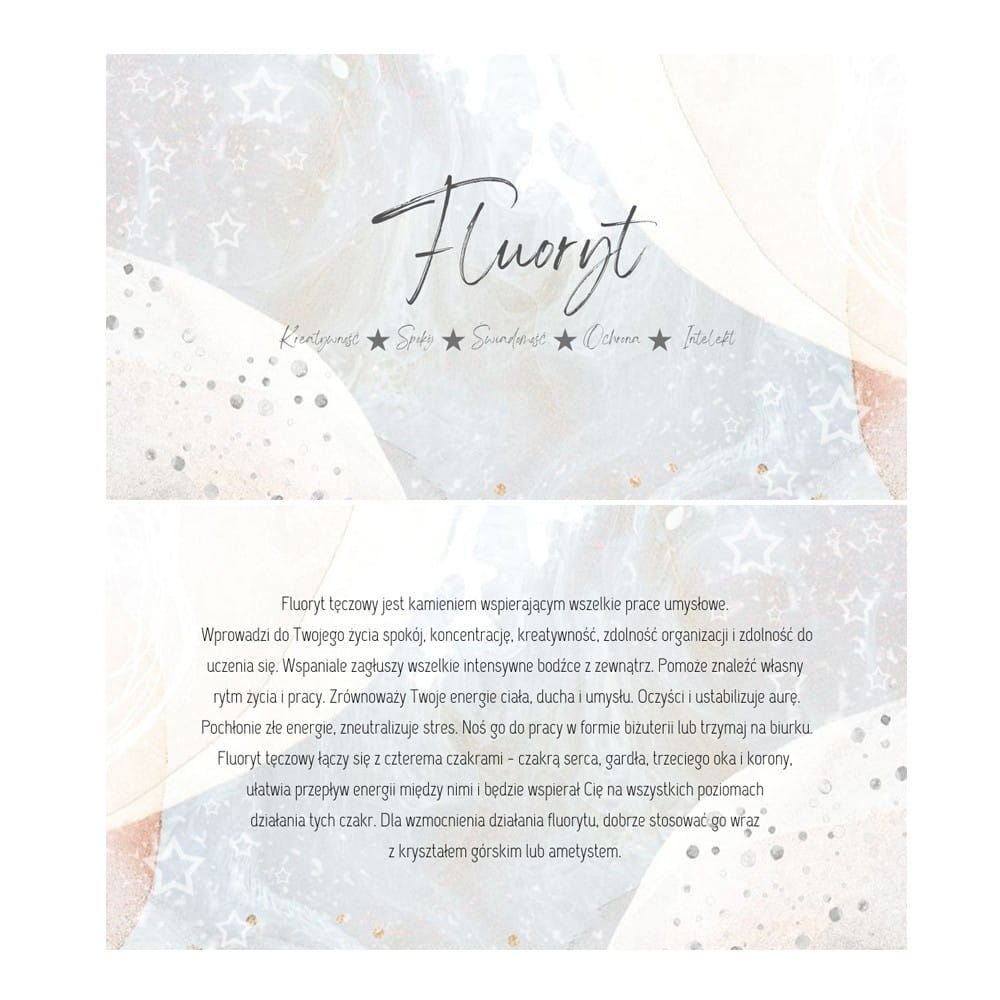 Fluoryt - karta z właściwościami kamienia